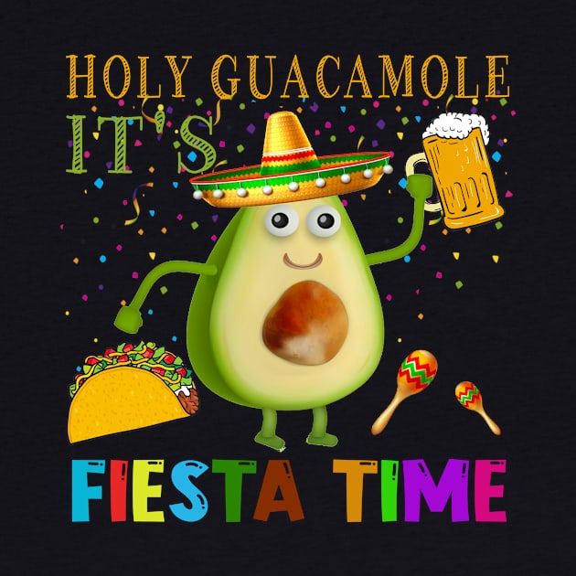 Cinco de Mayo Taco Holy Guacamole It_s Fiesta Time Sombrero by cruztdk5